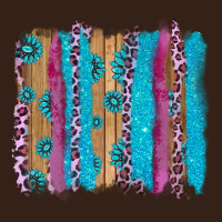 Gemstone And Pink Leopard Brushstrok Heavy Core Tee | Teevron