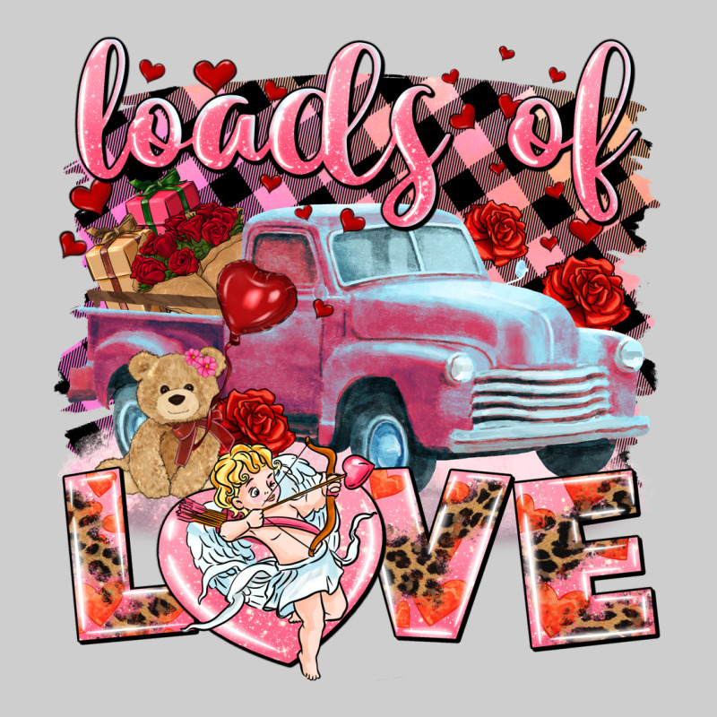 Loads Of Love Valentines Day Truck Premium Tee by NancyCooperArtShop | Teevron