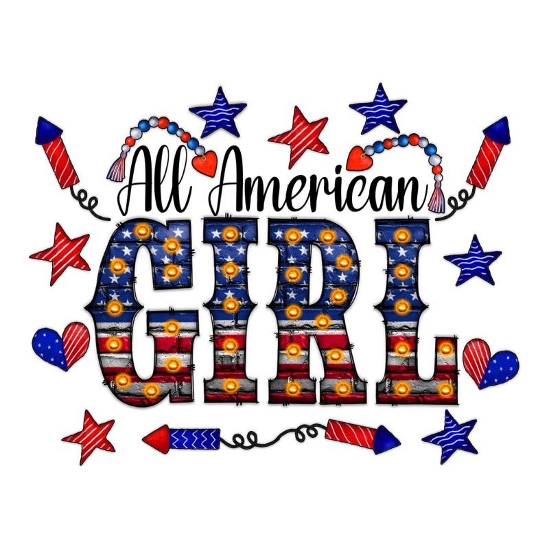All American Girl Heavyweight Hoodie by CowCowDesign | Teevron