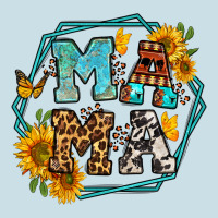 Sunflowers Hexagon Frame Mama Ladies Tee | Teevron