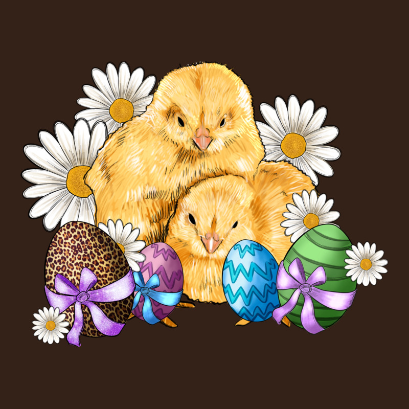 Chicks Eggs Daisy Easter Heavy Core Tee by Artiststas | Teevron