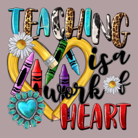 Teaching Is A Work Of Heart Vintage Hoodie | Teevron