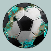Western Sport Soccer Camouflage Turquoise Pattern Heavy Core Tee | Teevron