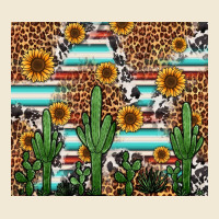 Western Cactus And Sunflowers Premium Tee | Teevron