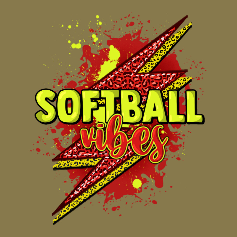 Softball Vibes Lightning Bolt Premium Hoodie by HowdyJamesFarm | Teevron