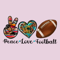 Peace Love Football Ladies Tee | Teevron
