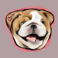 Bulldog Pink Glitter Vintage Hoodie | Teevron