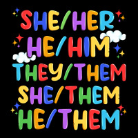 Pride Pronouns Long Sleeve Tee | Teevron