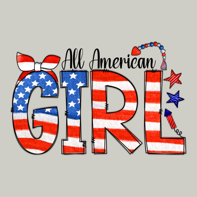 All American Girl Bandana Heavyweight Hoodie by CowCowDesign | Teevron