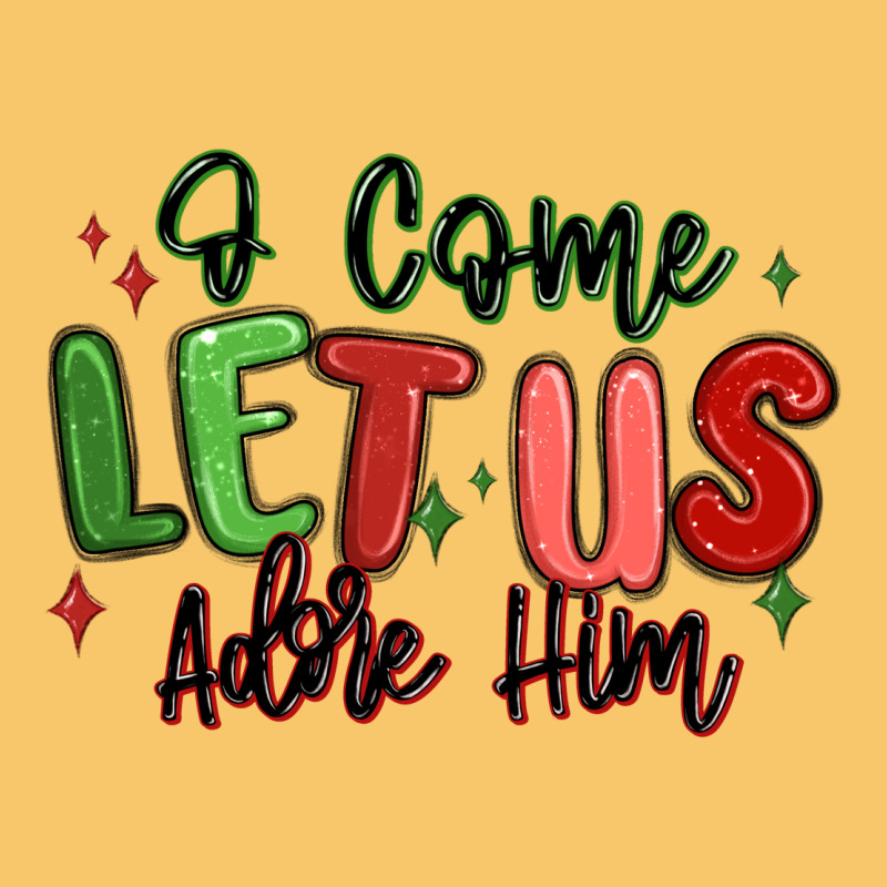 O Come Let Us Adore Him Christmas Vintage Hoodie by MaliasSmallBusiness | Teevron