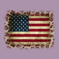 America Flag And Leopard Heavyweight Hoodie | Teevron