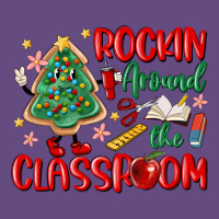 Rockin Around The Clasroom Teacher Vintage Hoodie | Teevron