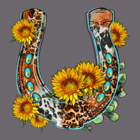 Western Leopard Cowhide Sunflowers Horseshoe Premium Sweatshirt | Teevron
