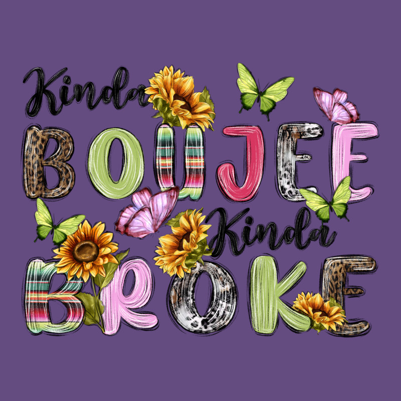 Kinda Boujee Kinda Broke Vintage Hoodie by MaliasSmallBusiness | Teevron