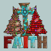 Cross And Christmas Trees Heavy Core Tee | Teevron