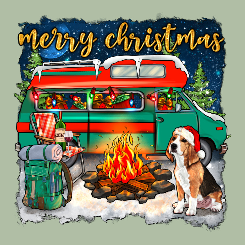 Merry Christmas With Camper Van Urban Heavy Tee by NancyCooperArtShop | Teevron