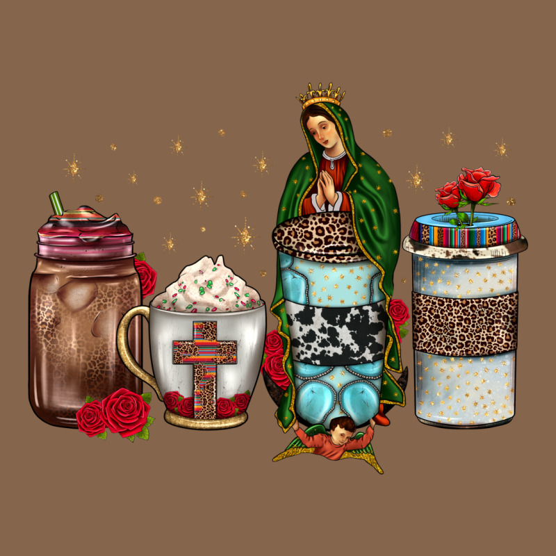 Our Lady Of Guadalupe Coffee Premium Tee by JahusDesignShop | Teevron
