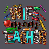 Wife Mom Teacher Vintage Hoodie | Teevron