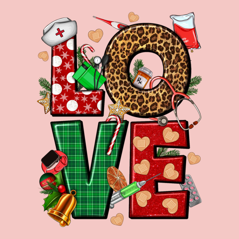 Love Nurse Christmas Urban Heavy Tee by NancyCooperArtShop | Teevron