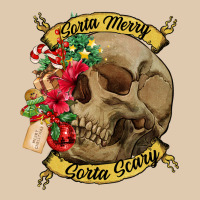 Sorta Merry Sorta Scary Skull Classic Tee | Teevron