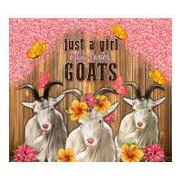 just a girl who loves goats tumbler | Teevron
