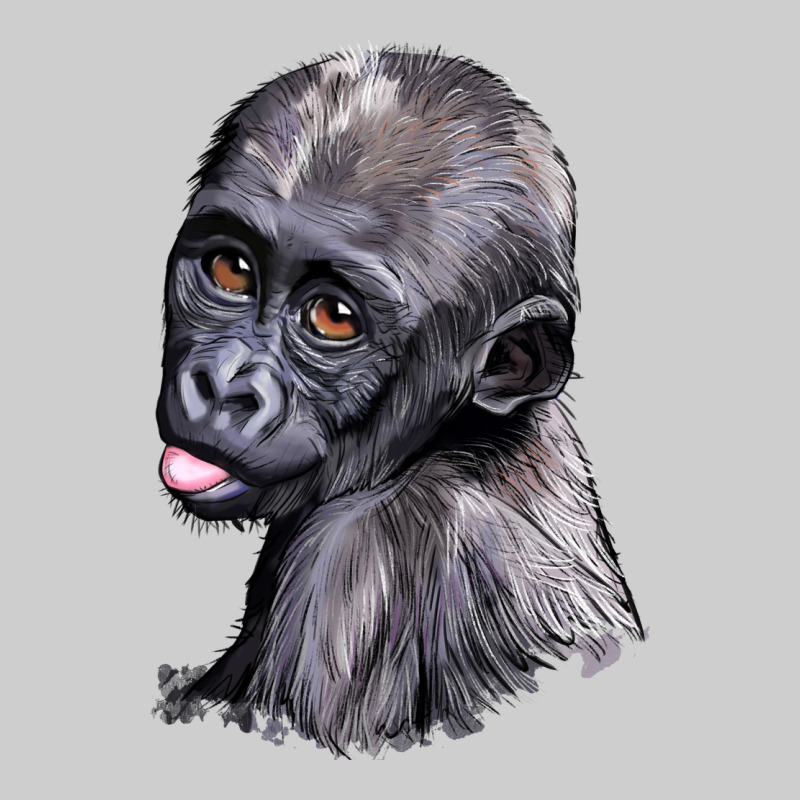 Baby Gorilla Head Premium Tee by LillyAllenDesigns | Teevron