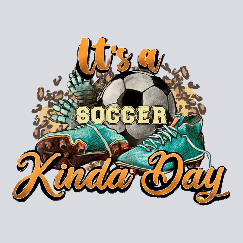 It's A Soccer Kinda Day Zipper Hoodie by HowdyJamesFarm | Teevron