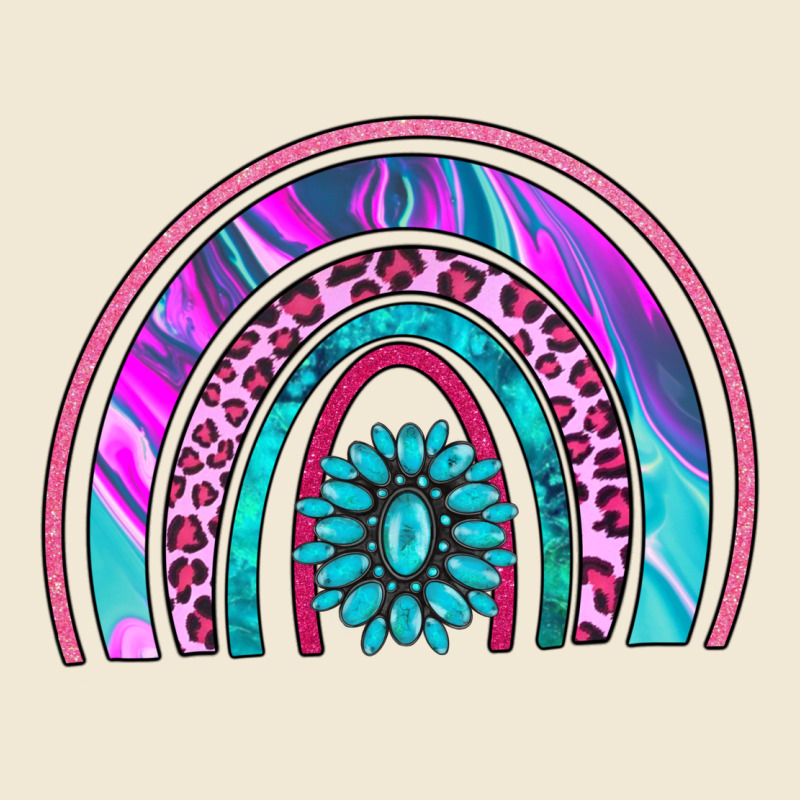 Rainbow And Gemstone Ladies Tee by AdoDesignShop | Teevron