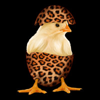 Chick With Leopard Eggshell Heavyweight Sweatshirt | Teevron