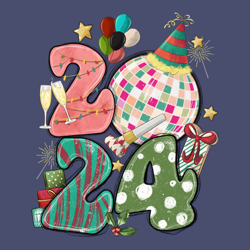 2024 Happy New Year Vintage Tee by MaliasSmallBusiness | Teevron