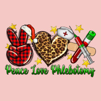 Peace Love Phlebotomy Christmas Urban Heavy Tee | Teevron