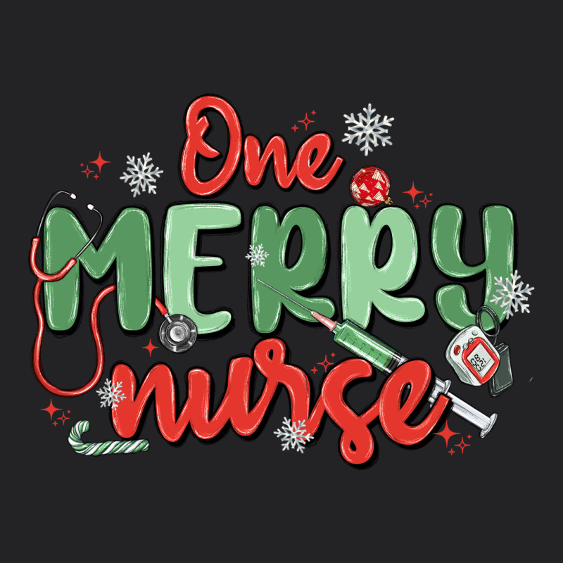 One Merry Nurse Vintage Tee by MaliasSmallBusiness | Teevron