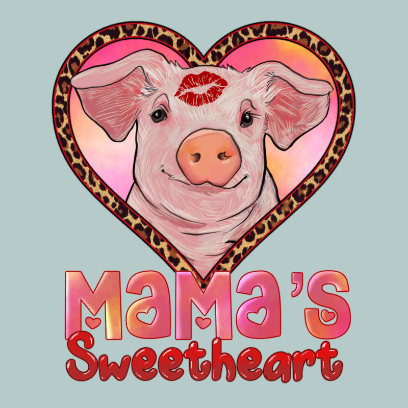 Mama's Sweetheart Baby Pig Heavy Core Tee by AdoDesignShop | Teevron