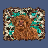 Highland Cow Western Background Vintage Hoodie | Teevron