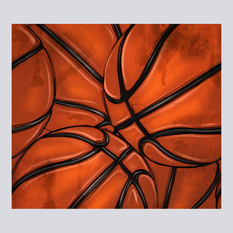 Distressed Basketball Pattern Zipper Hoodie by TumblerDesignByShophia | Teevron