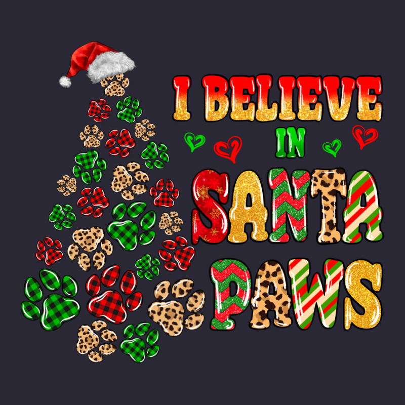 I Believe In Santa Paws Vintage Tee by MaliasSmallBusiness | Teevron