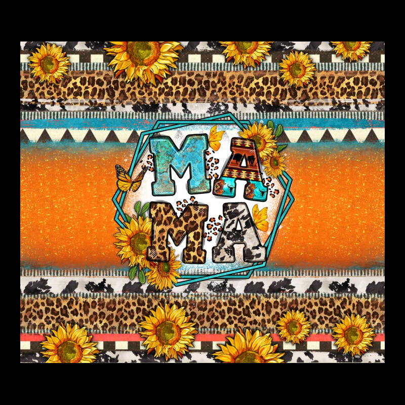 Sunflowers Hexagon Frame Mama Ladies Tee by Jasminsmagicworld | Teevron