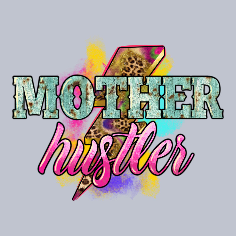 Mother Hustler Lightning Bolt Mother's Day Premium Hoodie by HowdyJamesFarm | Teevron