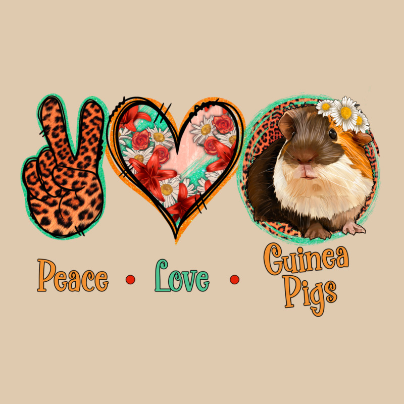 Peace Love Guinea Pigs Heavyweight Sweatshirt by Bettercallsaul | Teevron