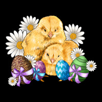 Chicks Eggs Daisy Easter Ladies Tee | Teevron