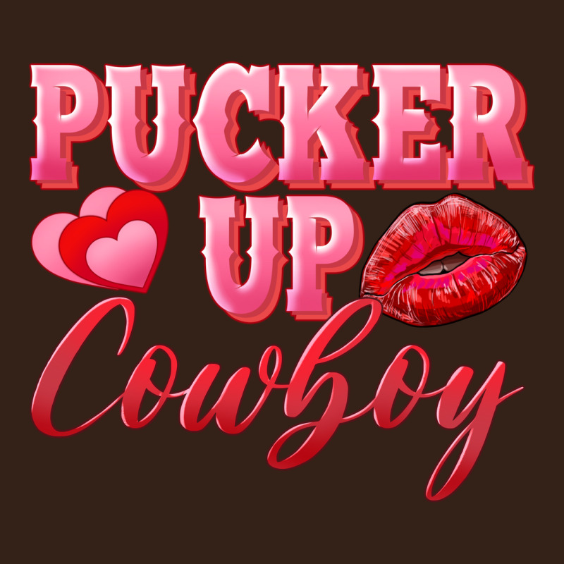 Pucker Up Cowboy Heavy Core Tee by AdoDesignShop | Teevron
