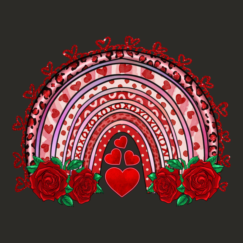 Valentine's Day Rainbow With Roses Heavy Core Tee by AdoDesignShop | Teevron
