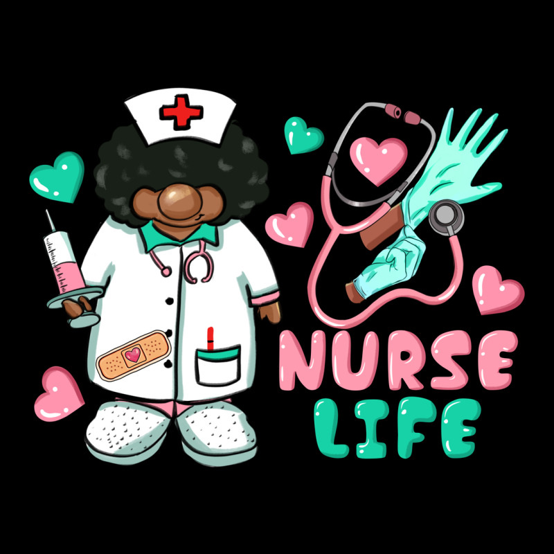Nurse Life Afro American Nurse Premium Tee by BarkalooDesign | Teevron