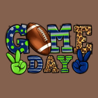 Game Day Green And Blue Team Color Zipper Hoodie | Teevron