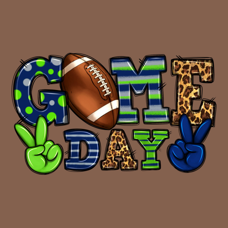 Game Day Green And Blue Team Color Zipper Hoodie by HowdyJamesFarm | Teevron