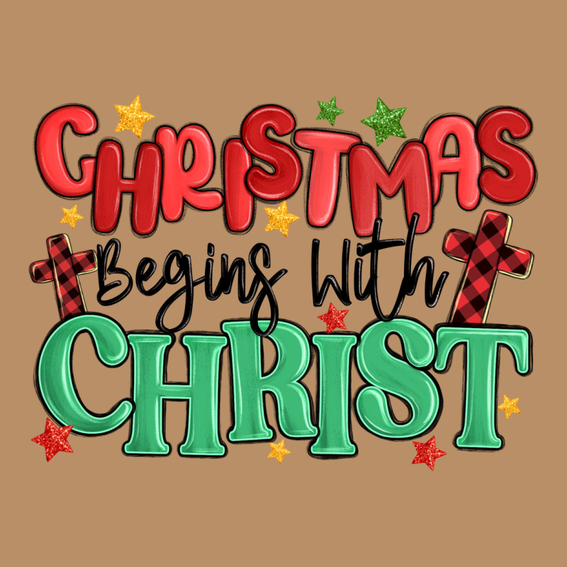Christmas Begins With Christ Vintage Hoodie by MaliasSmallBusiness | Teevron