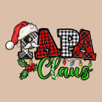 Papa Claus With Christmas Lights And Mistletoe Urban Heavy Tee | Teevron