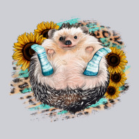 Hedgehog With Sunflower Heavyweight Sweatshirt | Teevron