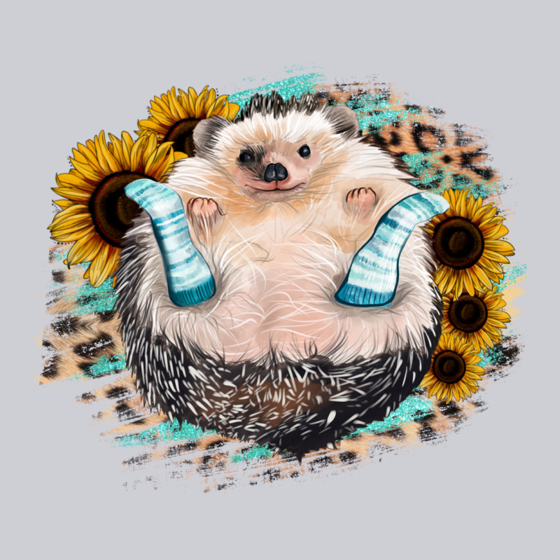 Hedgehog With Sunflower Heavyweight Sweatshirt by Bettercallsaul | Teevron