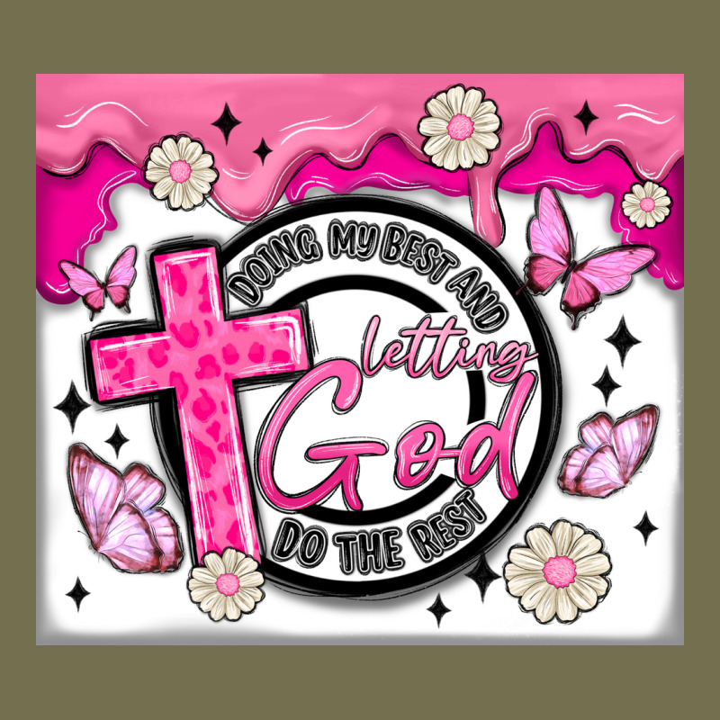 Doing My Best And Letting God Vintage Hoodie by MaliasSmallBusiness | Teevron